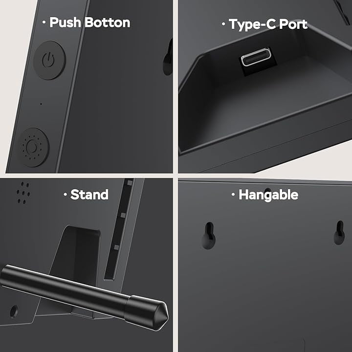 iDotMatrix LED Pixel Display, 32x32 Programmable Pixel Art Display with APP Control Creative Animations,Fun Text and Digital Clock, Gaming Accessories for Desk/Wall Room Decor