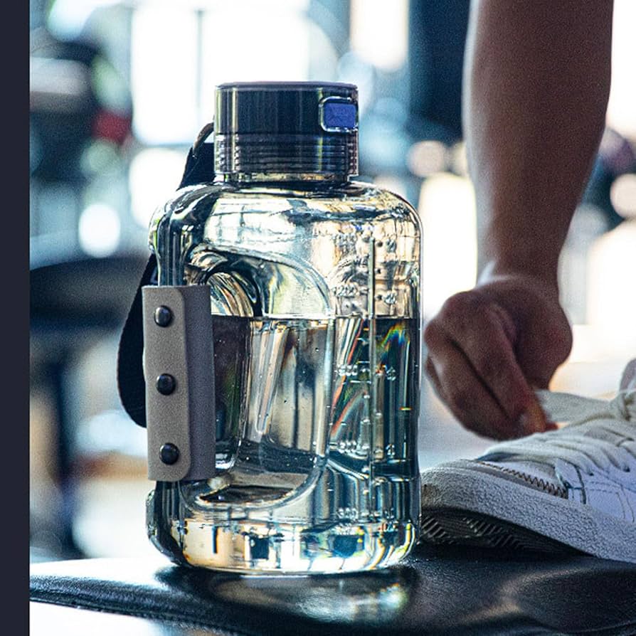 1.5L Hydrogen Water Bottle Large Capacity, Distilled Hydrogen Water with SPE PEM Technology, Echo Go Hydrogen Water Bottle for Home and Fitness Daily Drinking