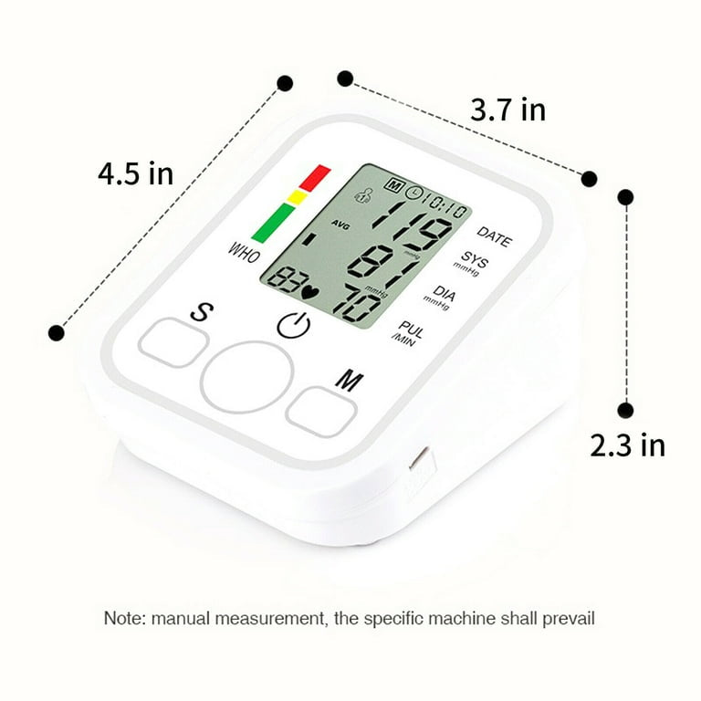 Blood Pressure Monitor for Home Use, Upper Arm BP Machine with Large Cuff
