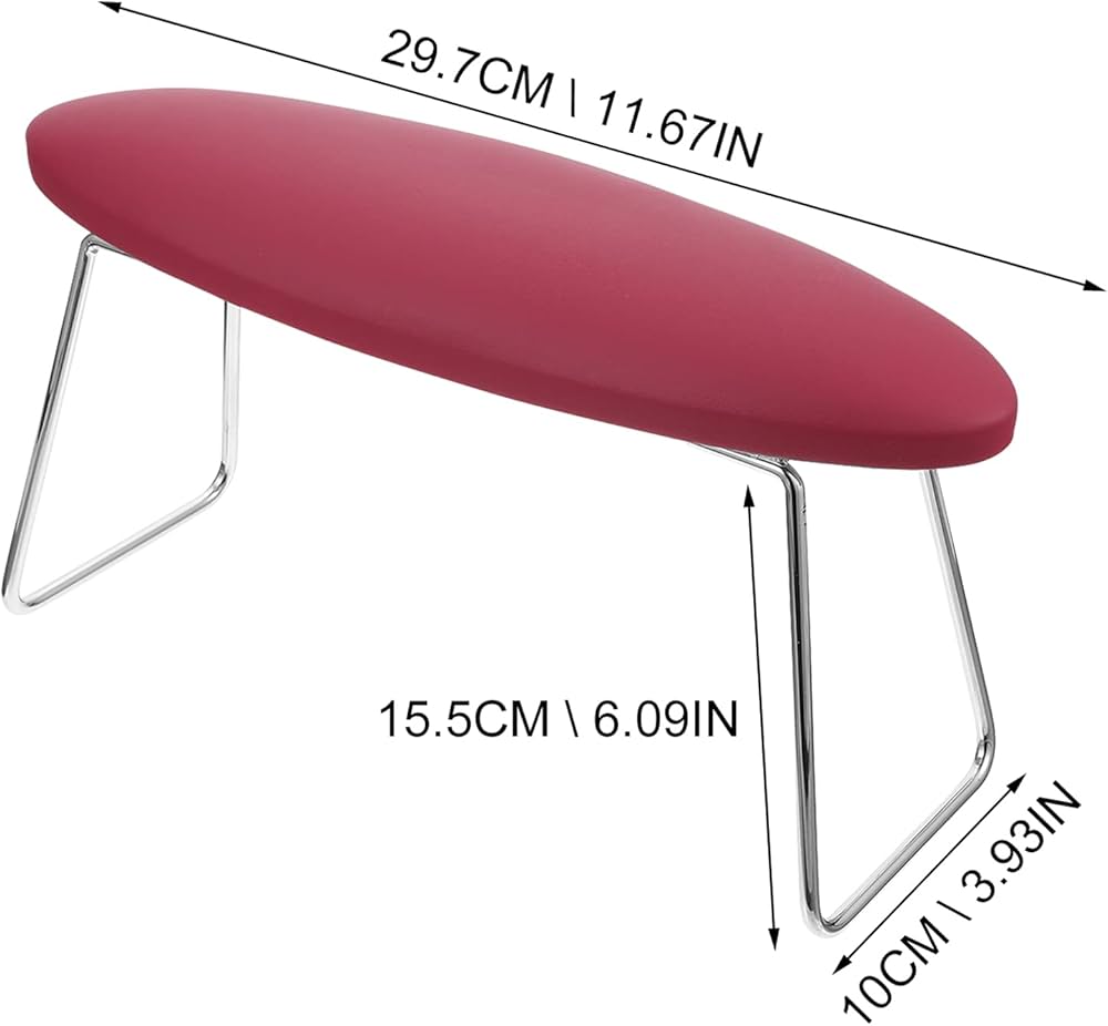 Nail Art Hand Pillow Leather Red Pillow Nail Care Tools Manicure Arm Pillow