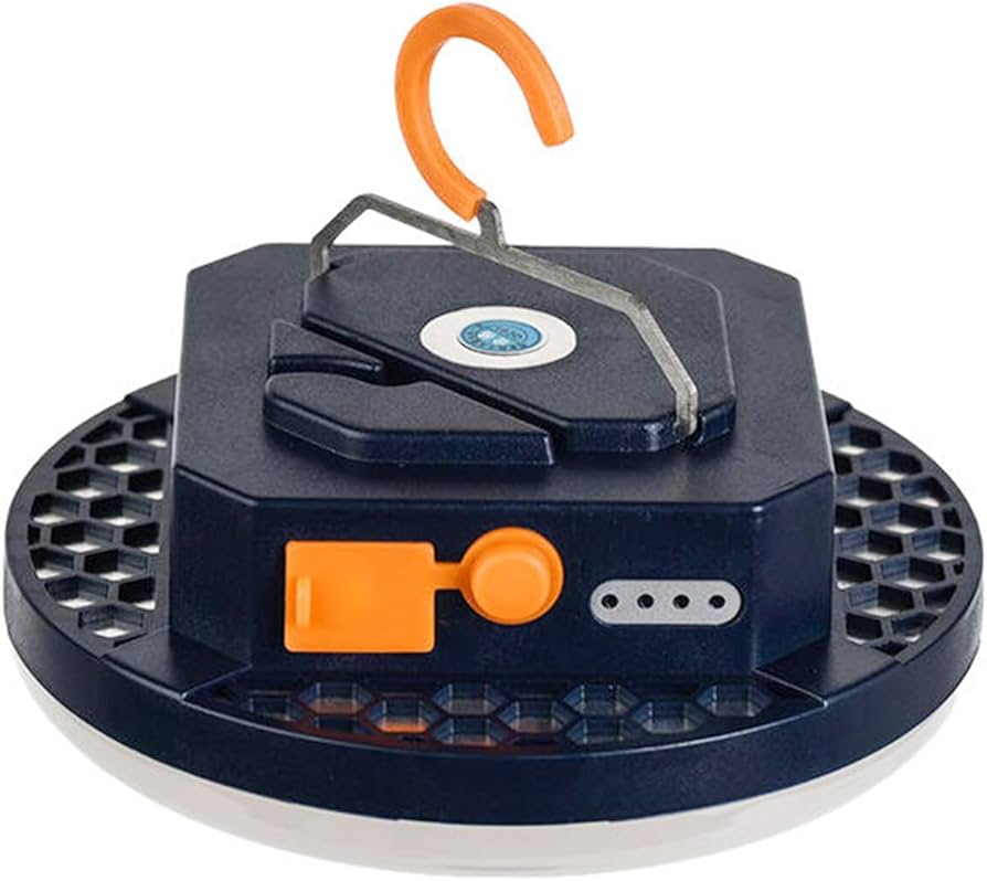 Camping Light, USB Rechargeable Camping Lantern 7200mAh Battery Waterproof Tent Light with Magnet 4 Modes Power Bank for Hiking Camping