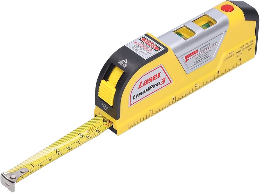 Infrared Level Measuring Ruler Tape Measure High Accuracy MultiFunction Mini Spirit Level Tool Levels