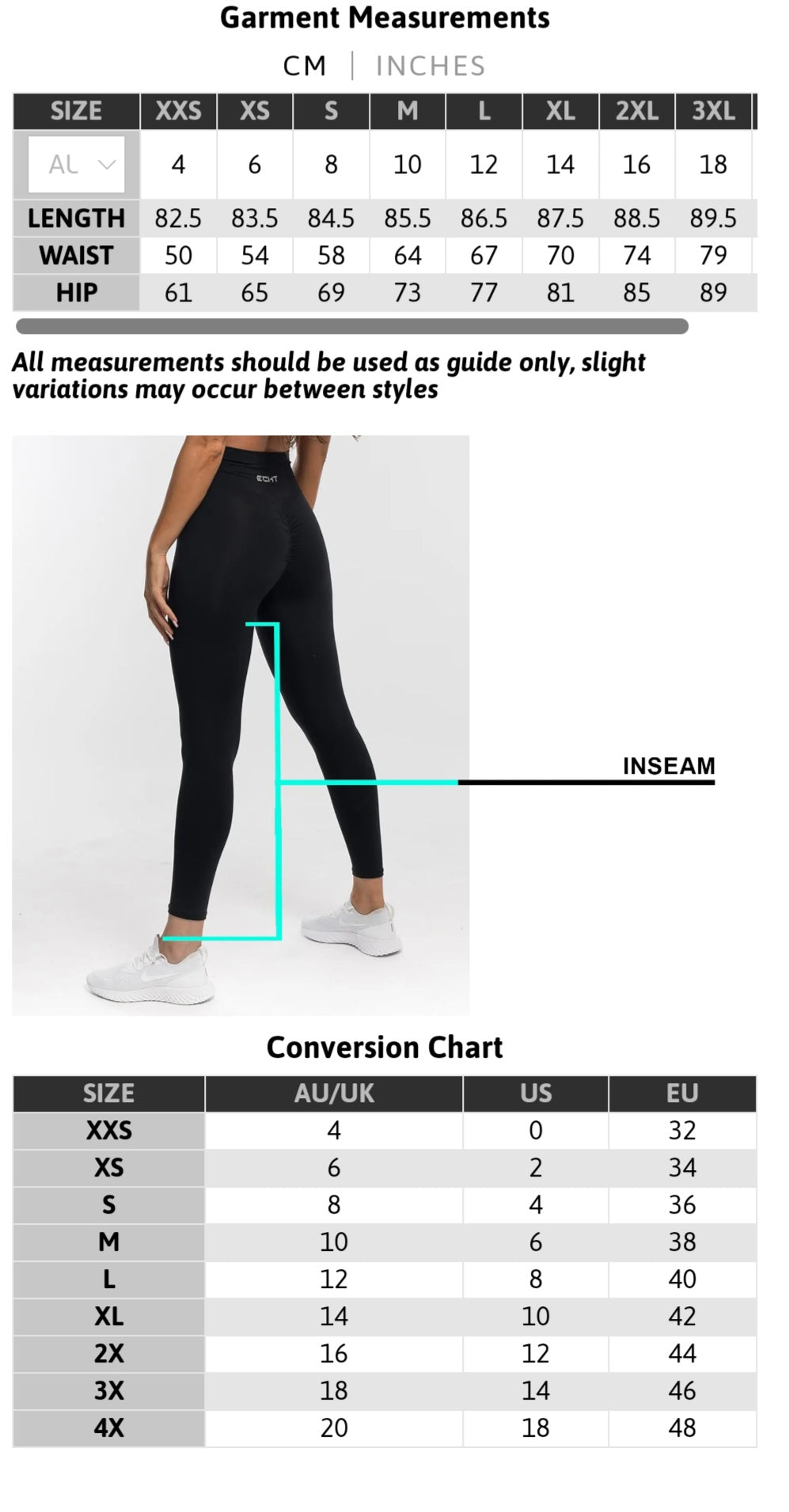 ECHT high compression work out leggings