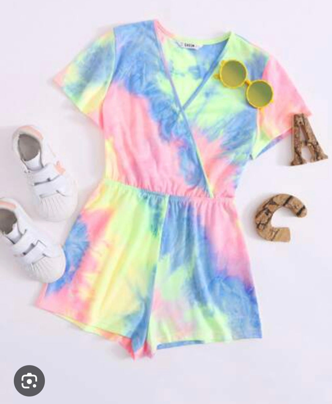 Tie dye romper