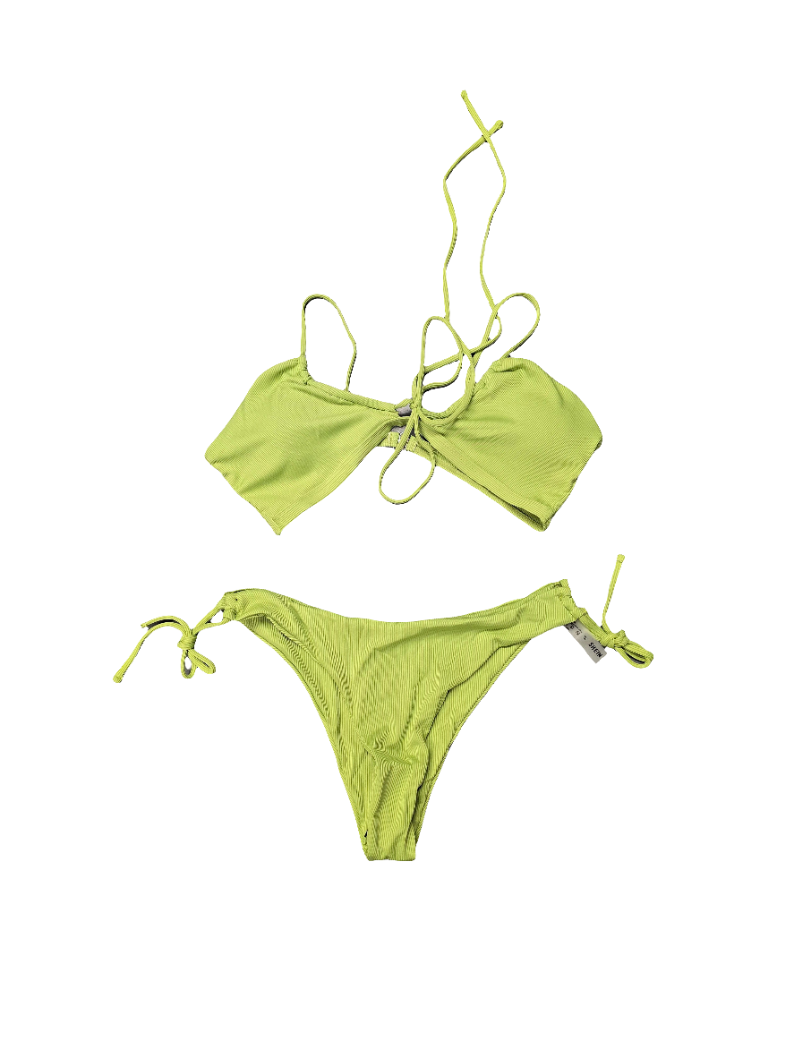 Womens neon green bikini swimsuit