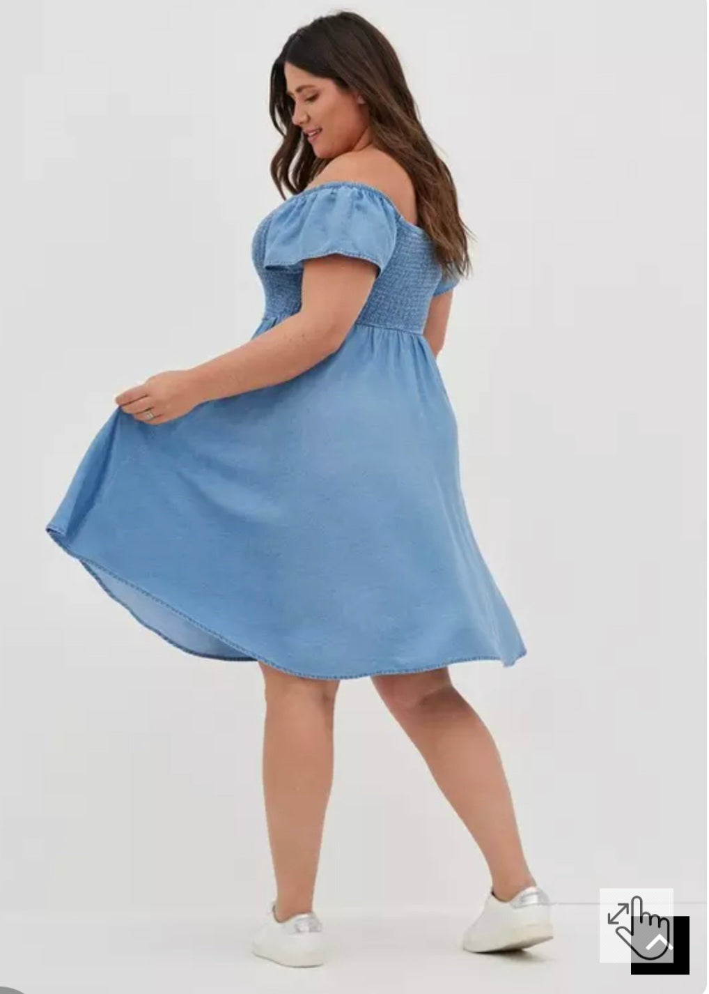 Torrid denim dress with pockets