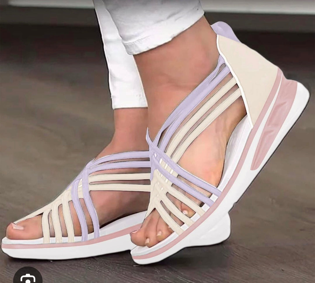 Womens pastel sandal shoes
