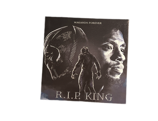 Black Panther Wakanda Forever Canvas Print Framed 12”x12”