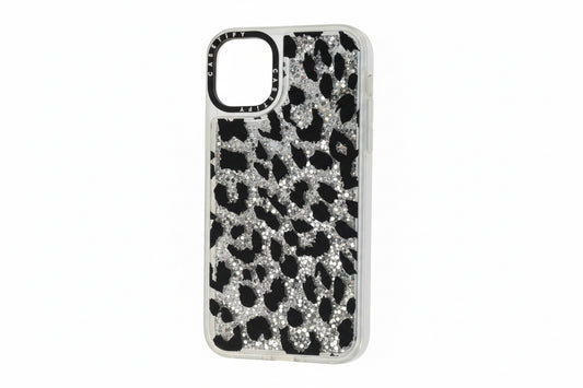 CASETiFY Lacie Leopard Gliter impact case For Apple iPhone 11