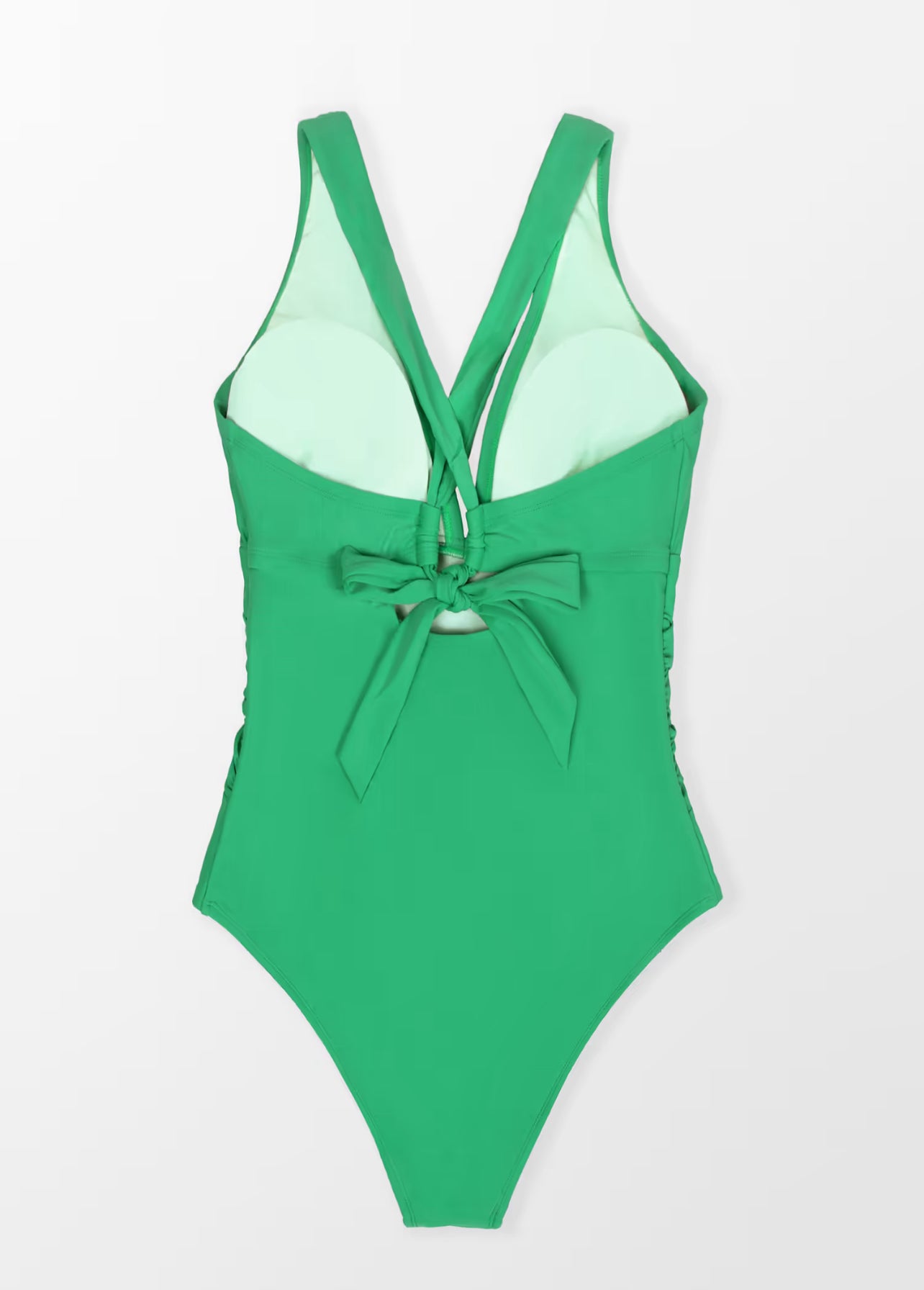 CUPSHE Shirred Tummy Control Plus Size One Piece