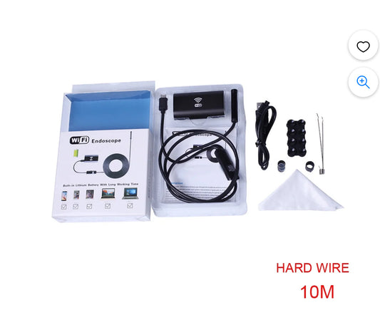 HD 720P 8mm Wifi Wireless Endoscope F99 Borescope Borescope Pipe Inspection Camera Waterproof Soft Hard Cable Wireless Smartphone Endoscope