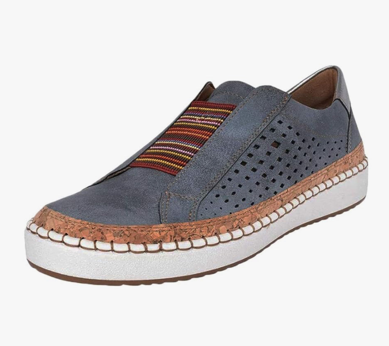 Women's Sports Shoes, Casual Platform Shoes, Hollow Mesh Flats, Breathable Walking Shoes