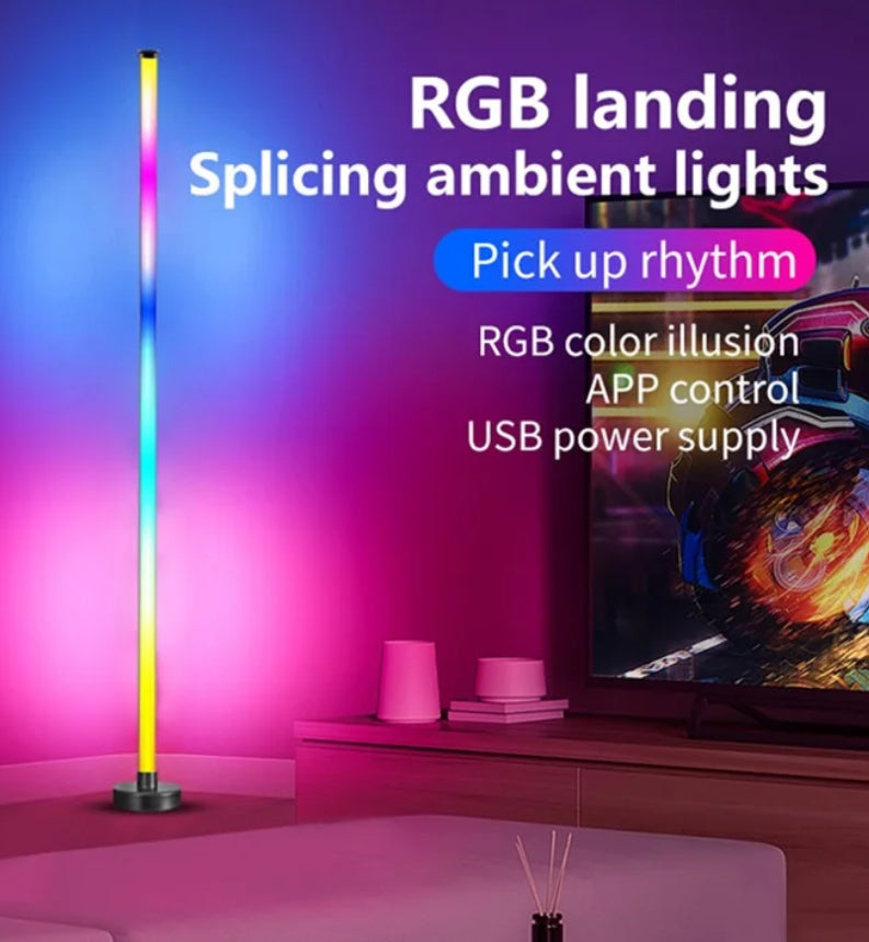 RGB Splicing Floor Lamp Three Types of Controls APP Controlled