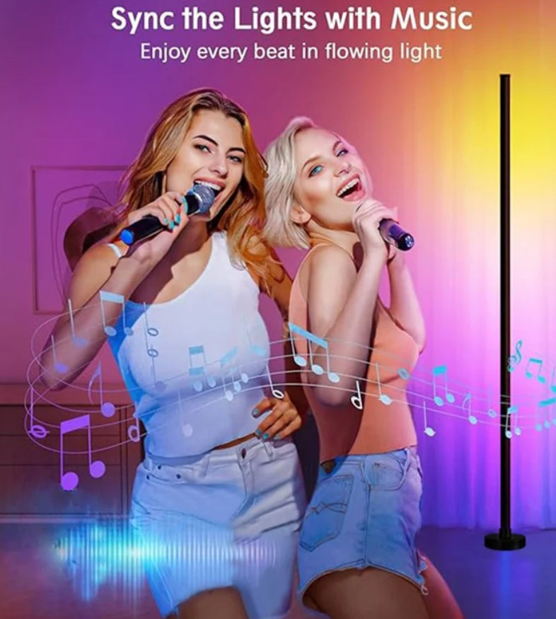 RGB Splicing Floor Lamp Three Types of Controls APP Controlled