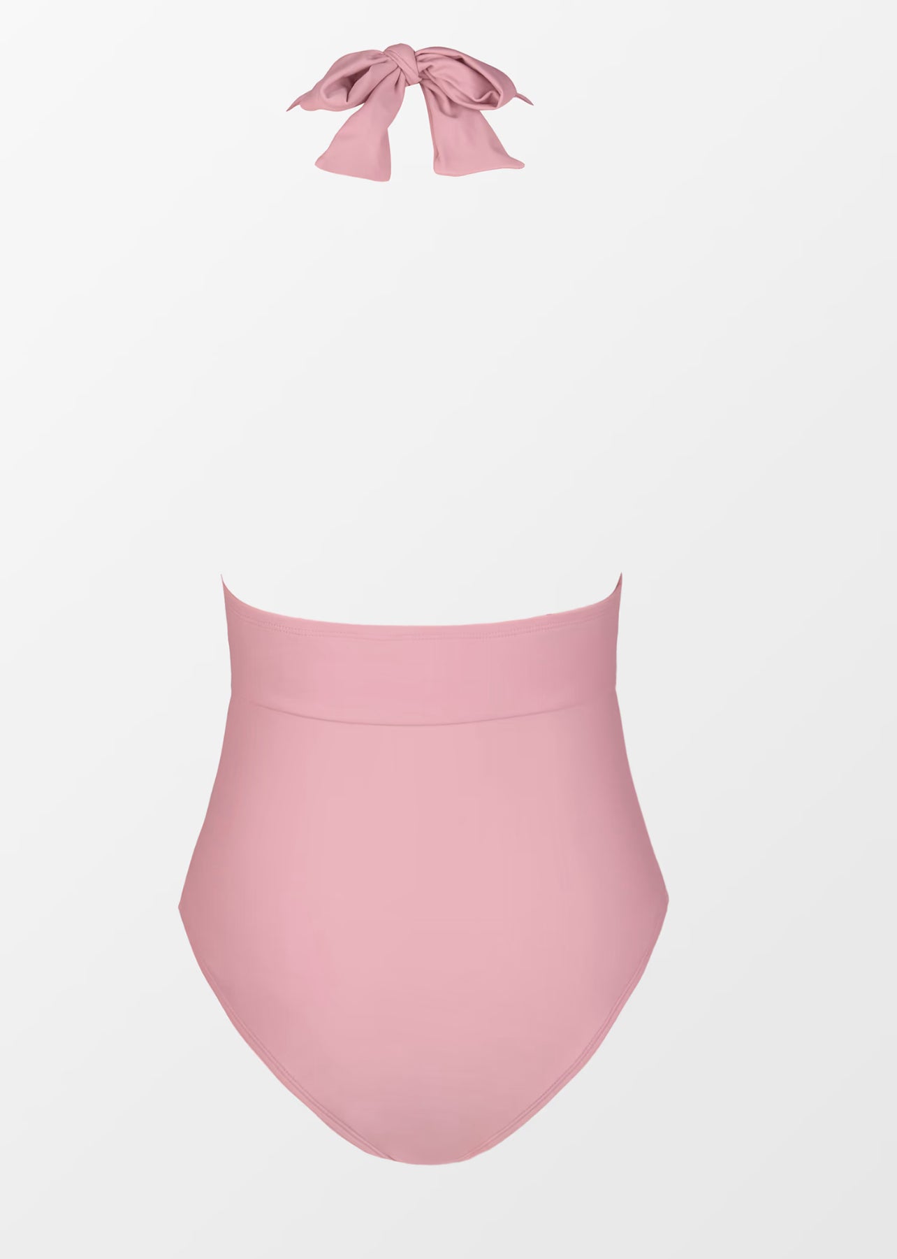 CUPSHE Pink Plunge Halter Tummy Control One Piece Swimsuit
