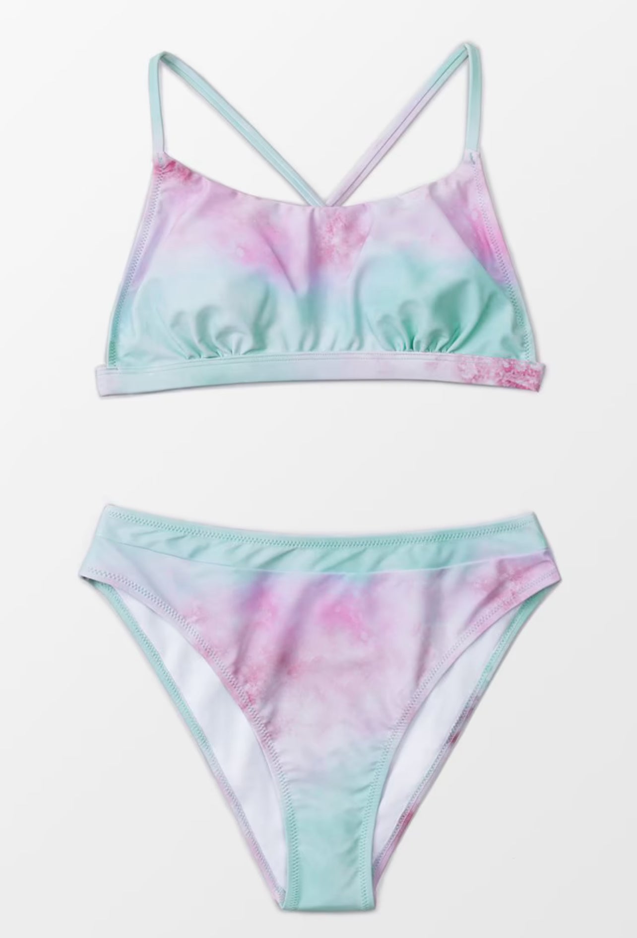 CUPSHE Tie-Dye Women’s High Waisted Bikini