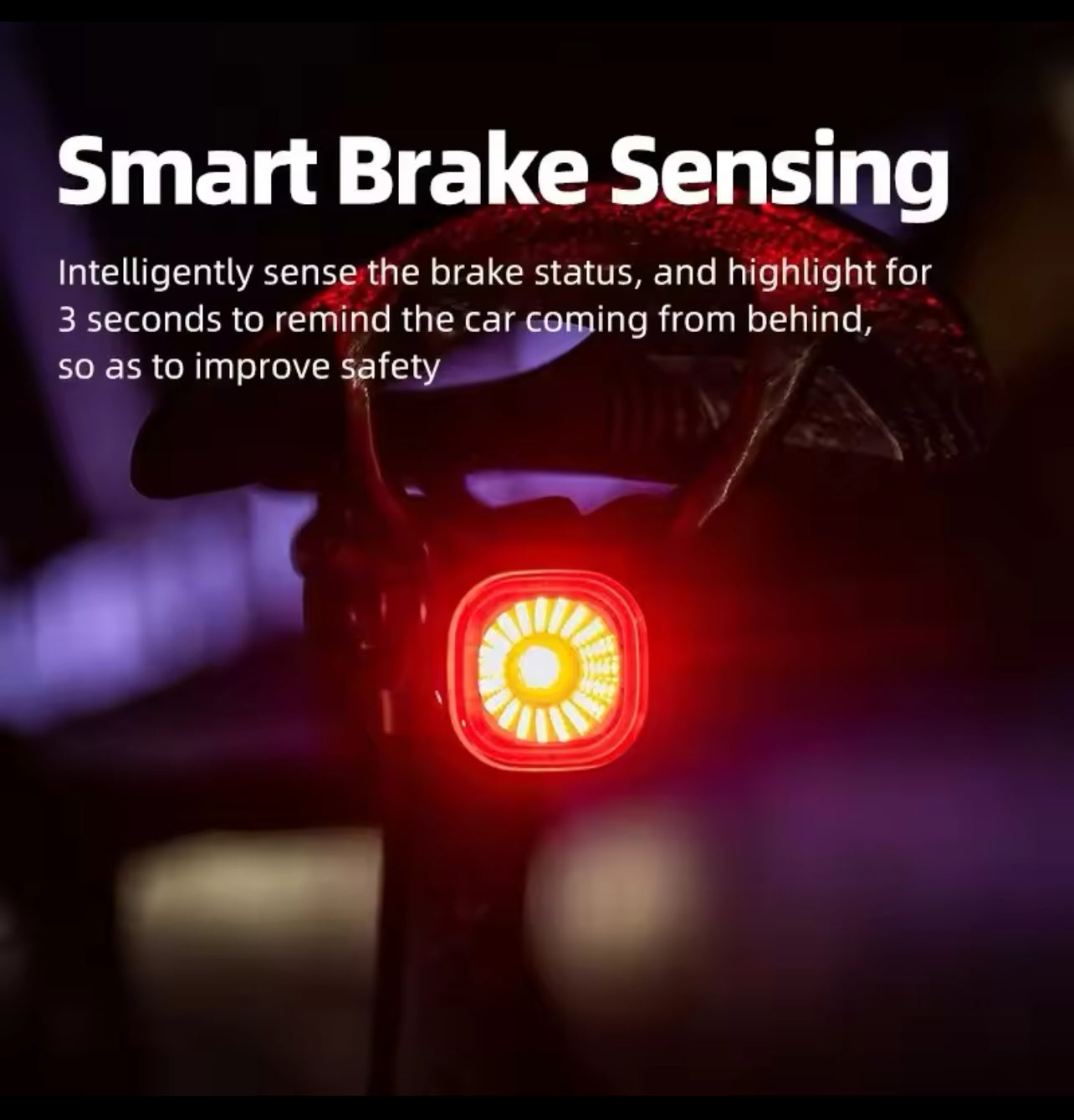 XOSS XR01 Smart Waterproof Bike Rear Light with Brake Sensor