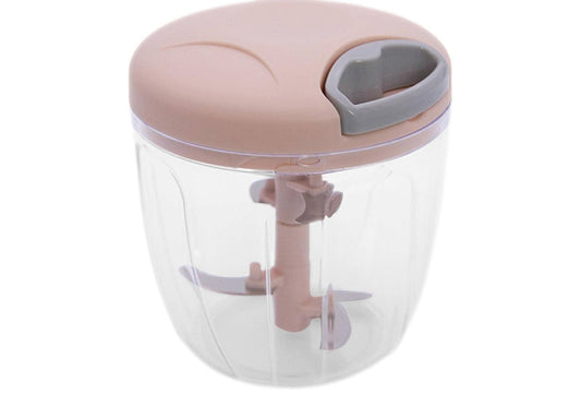 The Crank Chop Manual Food Chopper - Manual Food Choppers,Hand Pull Garlic Crusher, Food Processor for Ginger, Chili, Fruit,