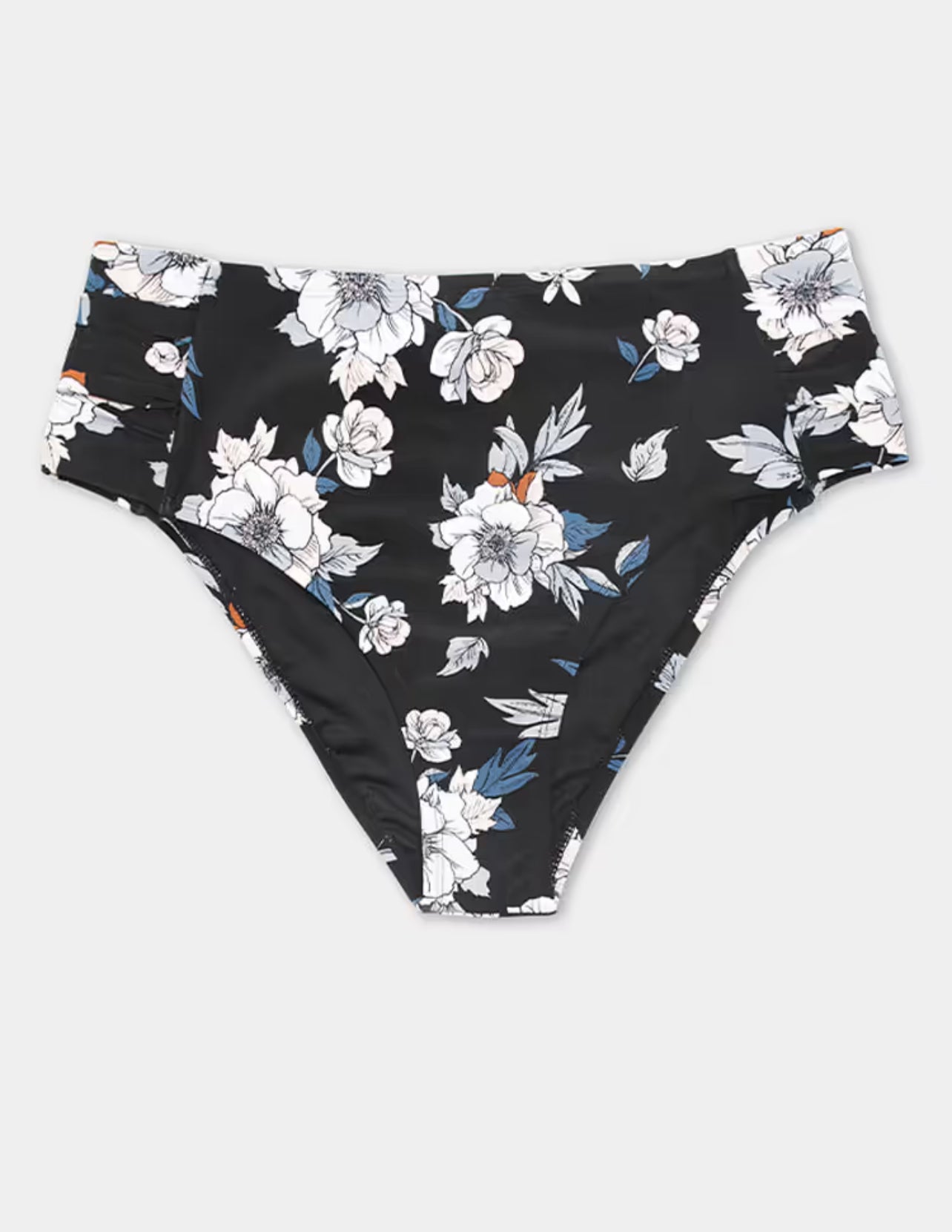 CUPSHE Women’s Side Shirred Hipster Tummy Control Plus Size Bikini Bottom