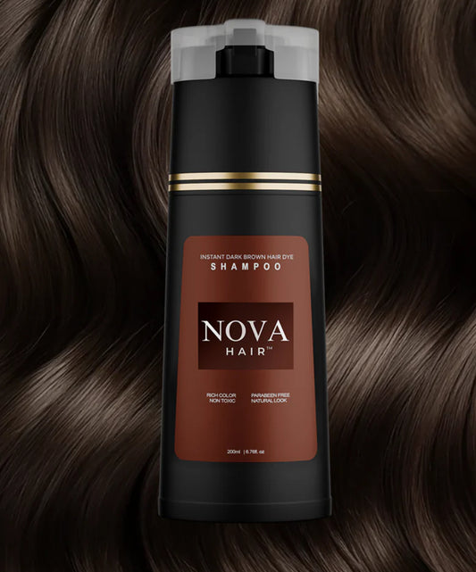 NovaHair Instant Dye Shampoo Dark Brown