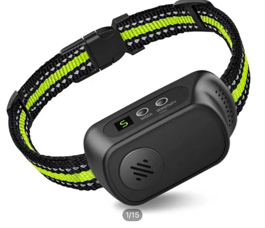 Dog Bark Collar, Rechargeable Smart Collar With 5 Adjustable Sensitivity For Large Medium Small Dogs, PB20 Anti Barking Training Collar With Sound