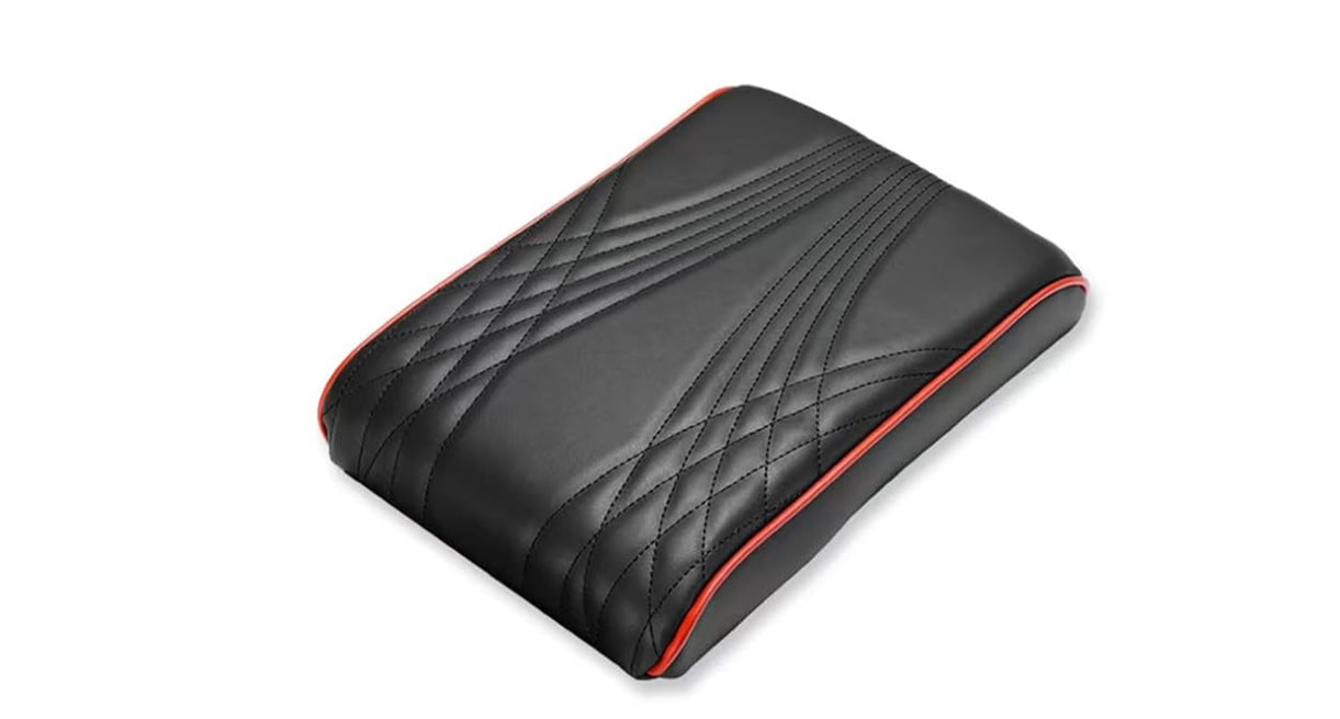 Car Armrest Box Pad for Jeep Grand Cherokee Freedom/Laredo X / 80th Anniversary/Limited X/High Altitude FWD 4x4, Leather Elbow Comfort Booster Pad Waterproof, Auto Protector Cover