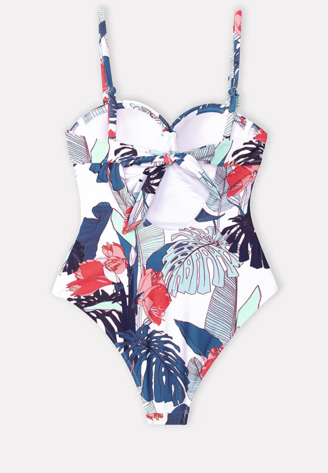CUPSHE Jewel Tropical Twist One Piece Swimsuit
