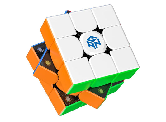GAN 356 M, 3x3 Magnetic Speed Cube Stickerless for Kids Teens Beginners Travel Games