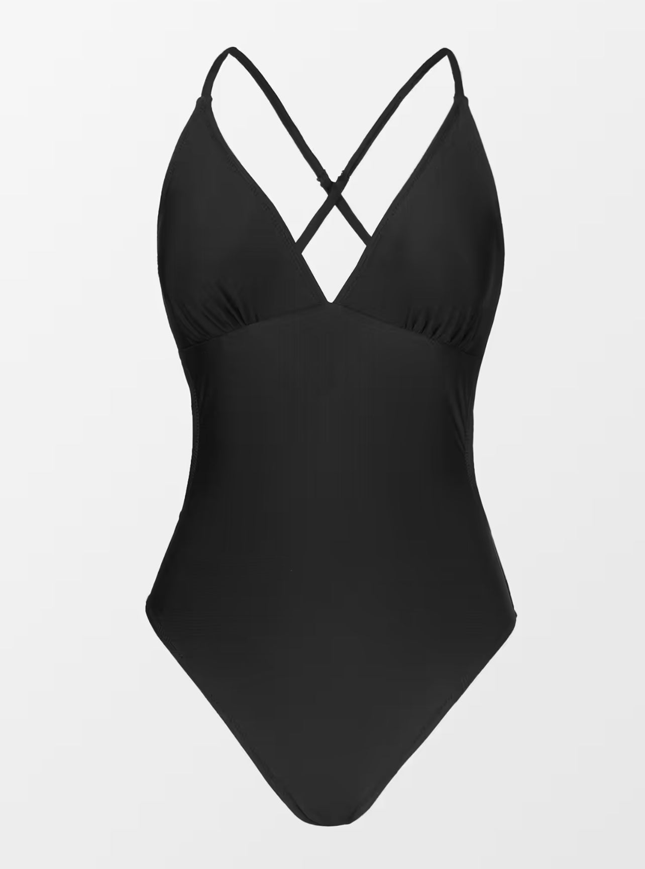 CUPSHE Kasey Black Cutout Back One Piece Swimsuit