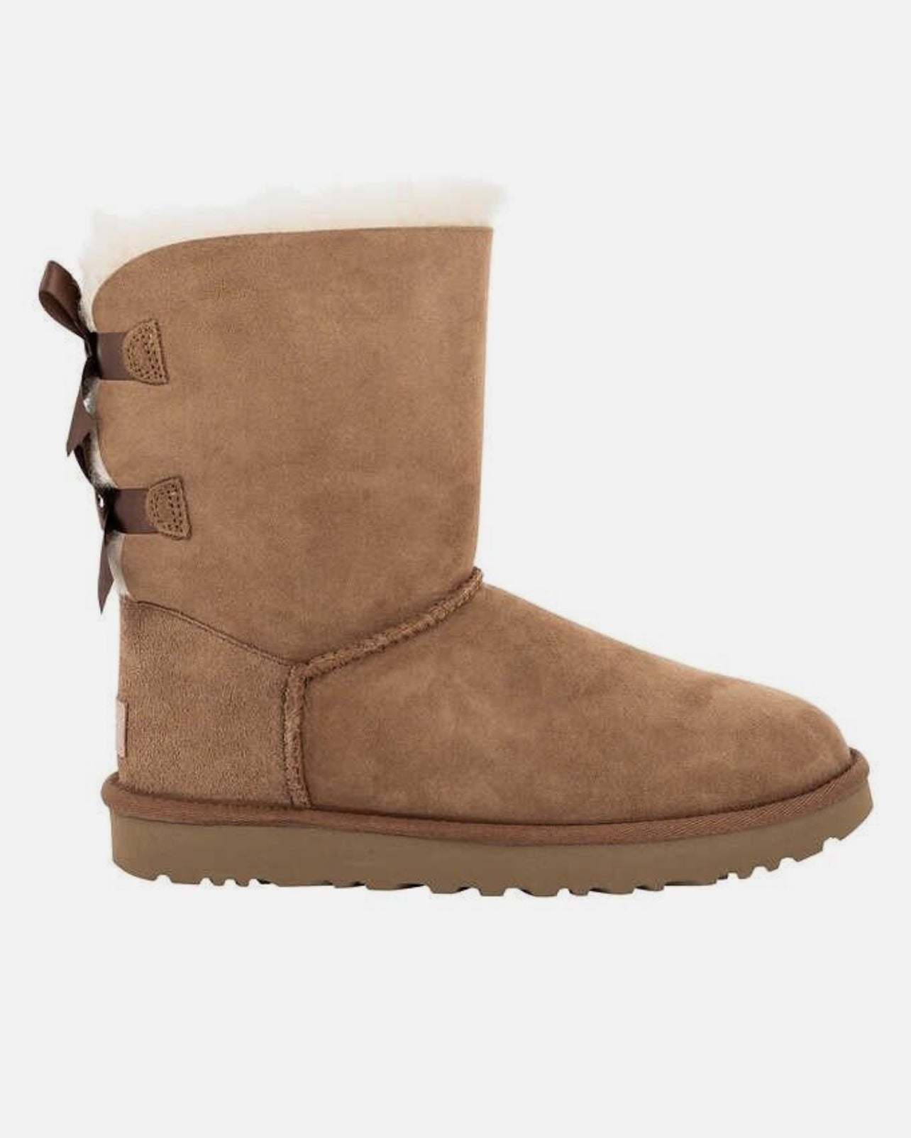 UGG womens BAILEY BOW II Fashion Boot BROWN / GREY AVAILABLE SIZE: 11