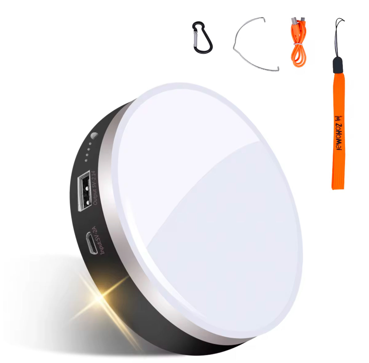 LED Camping Lantern / Power Bank with 4 Power Modes Waterproof Multi-purpose light with 10,000 mAh Battery