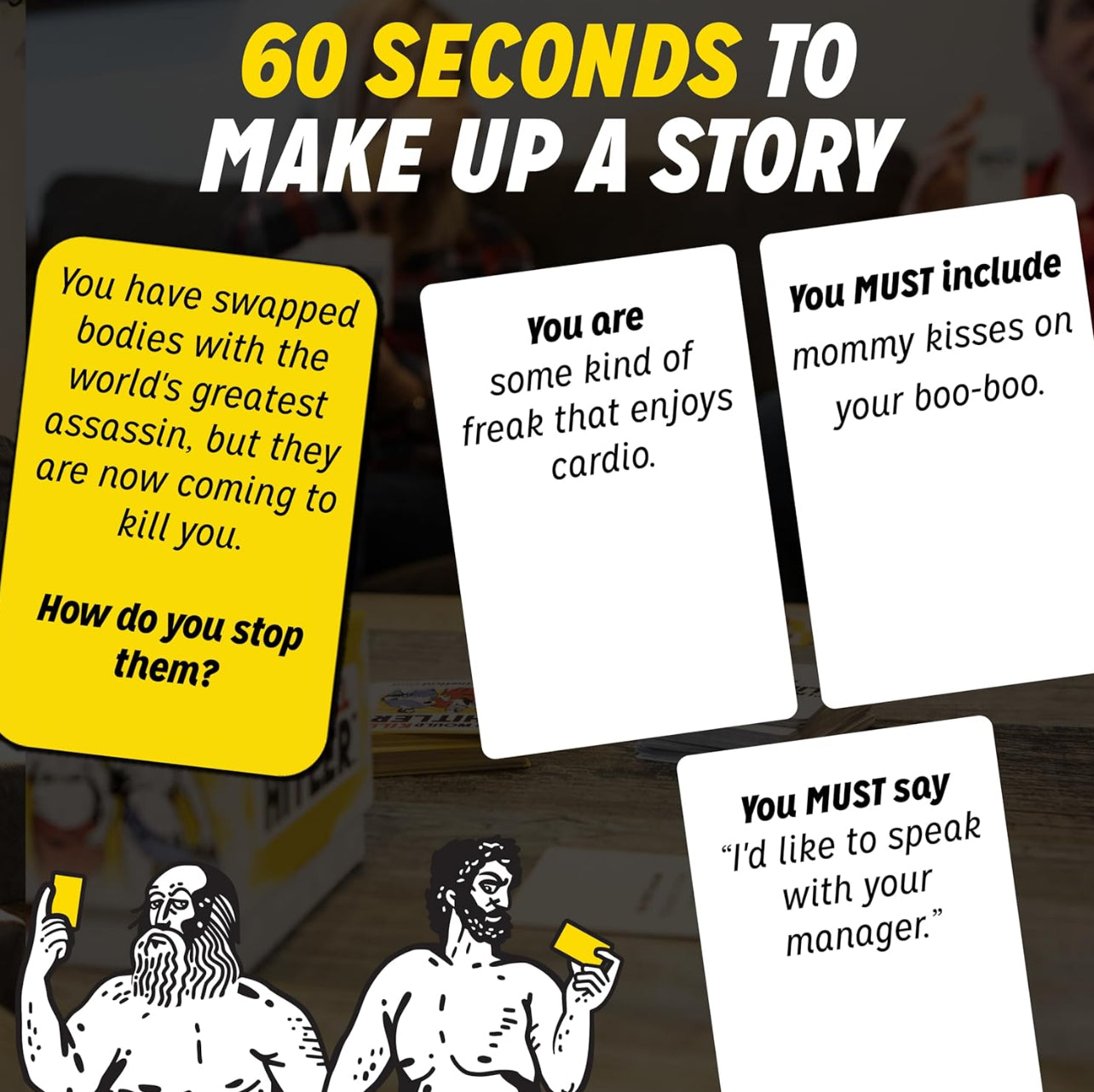 I Would Kill Hitler" - 'The What Would You Do?' Adult Party Game of Hilarious Hypotheticals - Fun Board Game for Adults - Game Night Games - Fun Game for Group Game Night  (3-8 Players)
