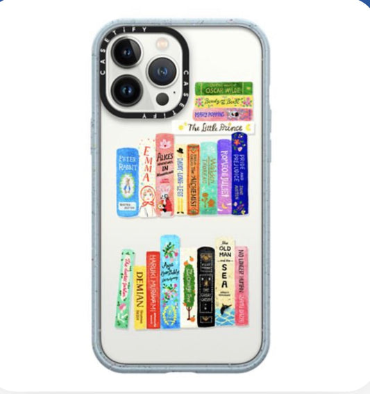 CASETiFY Apple - iPhone 13 Pro Max Impact Case
Books Lovers [waterclolor Bookshelf]