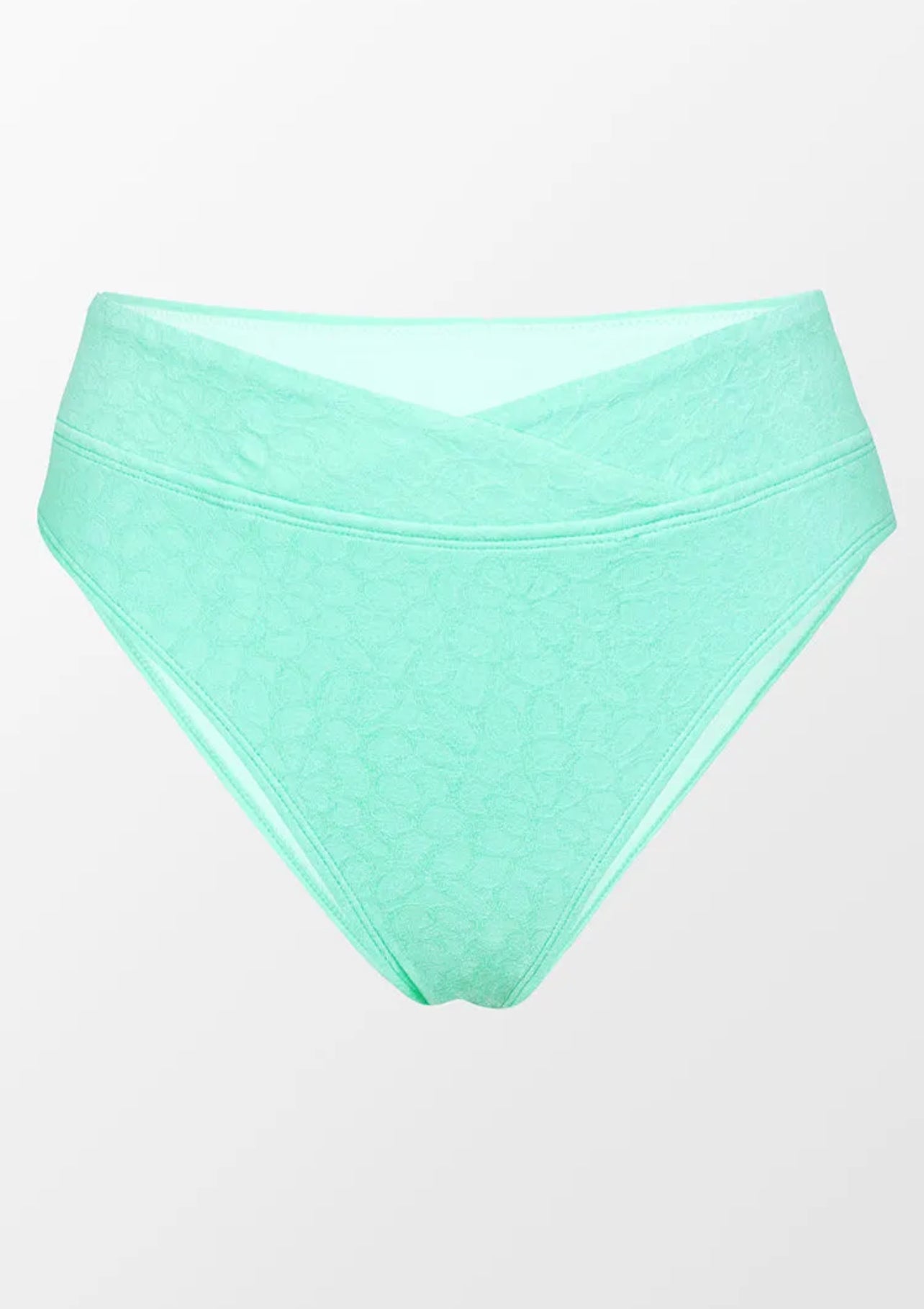 CUPSHE High Waisted Bandage Bikini Bottoms