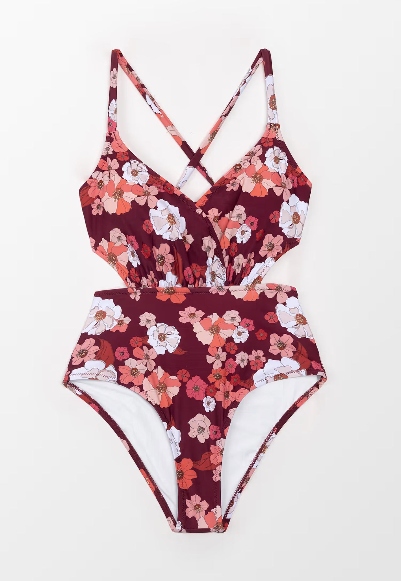 CUPSHE Olivia Floral One Piece Swimsuit