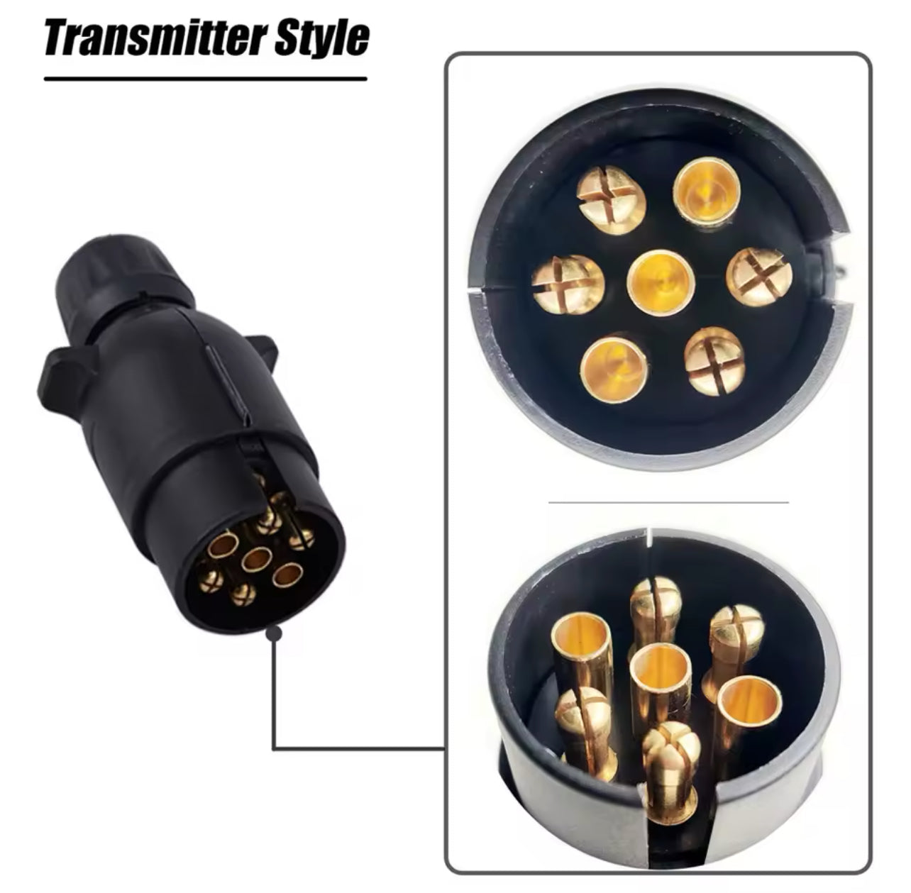 2pcs Wireless Magnetic LED Truck Tail Light Trailer Rear Light Signal Warning Brake Light for Caravans Campers Lorry RV