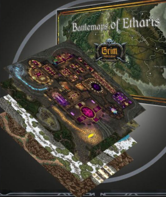 Grim Hollow: The Campaign Guide [Book] 5th edition / The Player’s Guide [Book] 5th edition / Battlemaps of Etharis