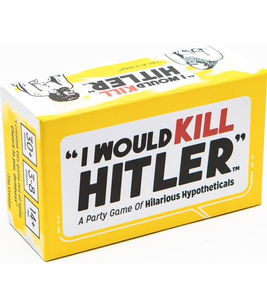 I Would Kill Hitler" - 'The What Would You Do?' Adult Party Game of Hilarious Hypotheticals - Fun Board Game for Adults - Game Night Games - Fun Game for Group Game Night  (3-8 Players)