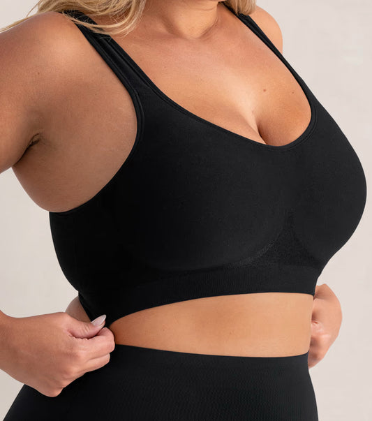 Shapermint Truekind Daily Comfort Wireless Shaper Bra Color Black
