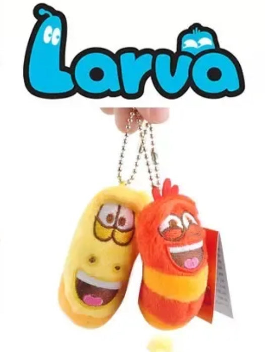 Larva Plush key chain