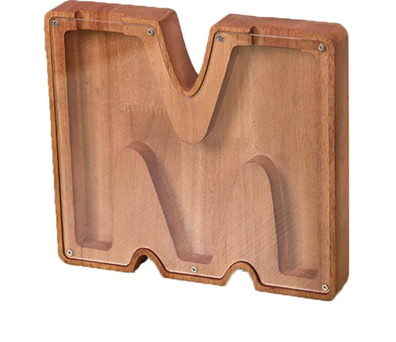 Wooden Piggy Bank Personalized Letters Coin Bank Piggy Bank Text Engraved Money Box Wooden Piggy Bank Gift for Kids Christmas Birthday Gift Home Decoration