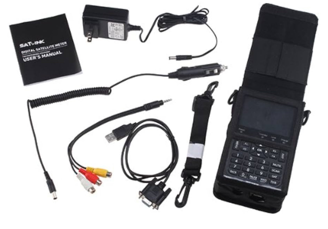 SATLINK WS-6906 3.5'' Screen DVB-S FTA Data Digital Satellite Finder Meter