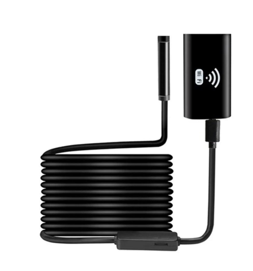HD 720P 8mm Wifi Wireless Endoscope F99 Borescope Borescope Pipe Inspection Camera Waterproof Soft Hard Cable Wireless Smartphone Endoscope