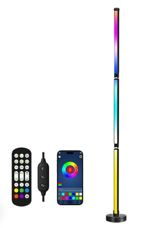 RGB Splicing Floor Lamp Three Types of Controls APP Controlled