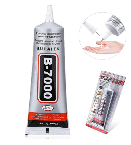 B7000 Jewelry Bead Glue, Clear 3.7 Fl Oz B7000 Multipurpose Adhesive Super Glue(110 Ml/ 3.7oz)