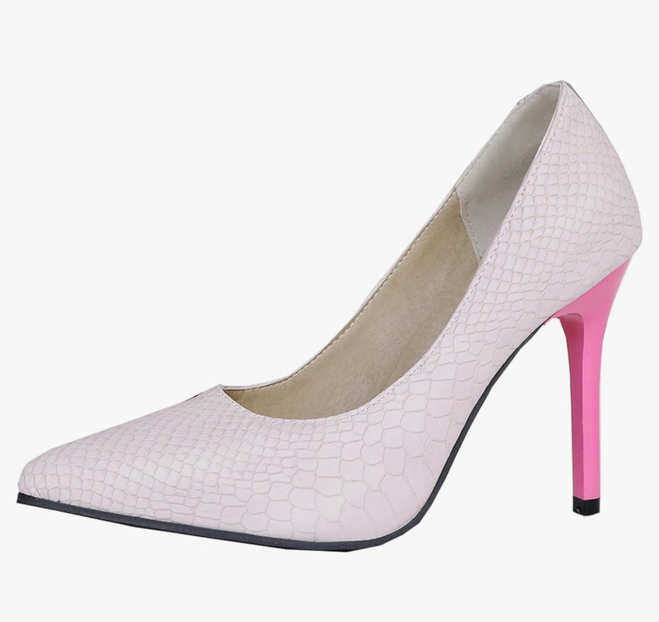 Women's Banquet Stilettos Pointy Toe 10Cm Heel Slip On Pumps Party Shoes Size 6