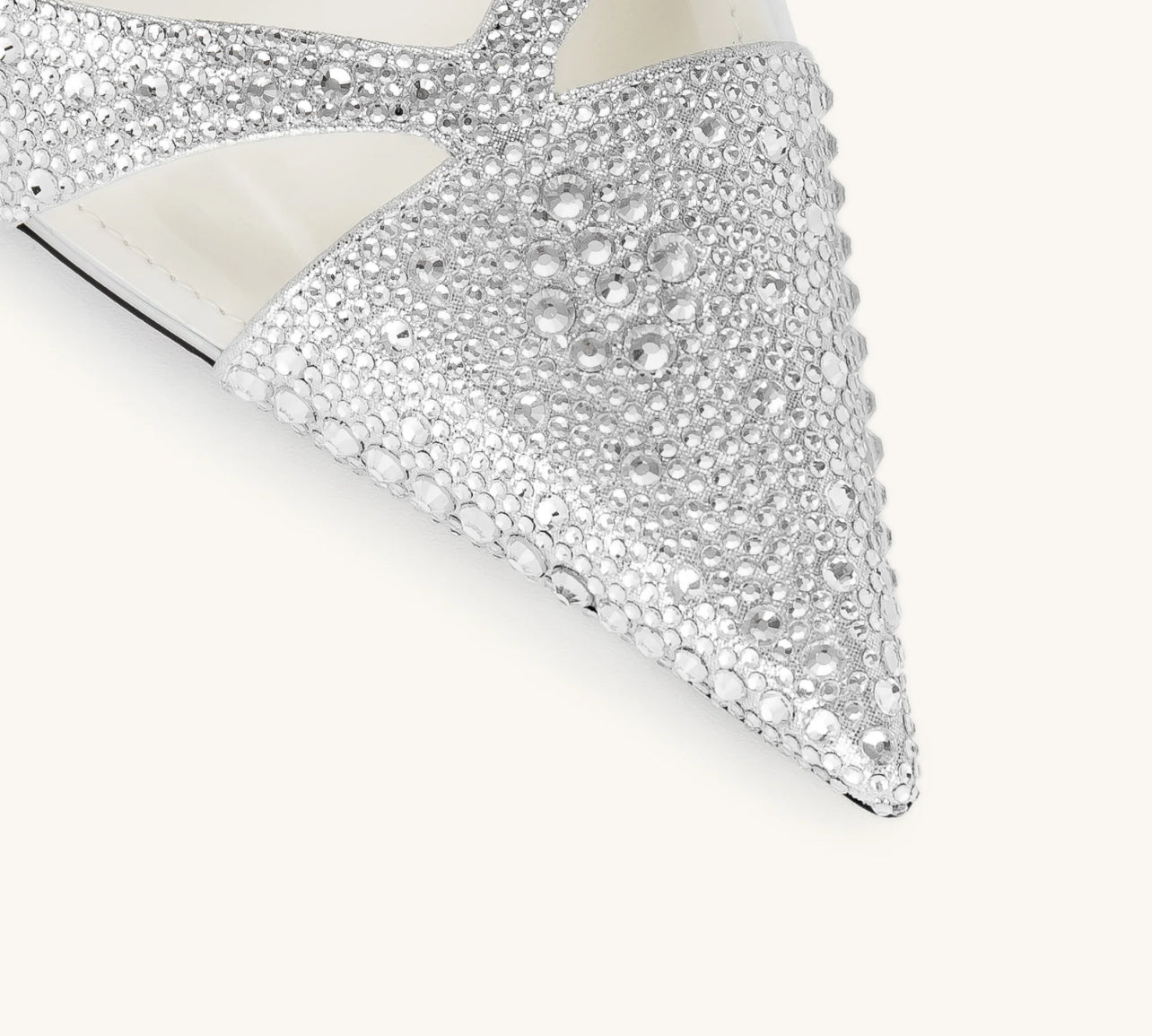 JW PEI Haidi Artificial Crystal Pumps - Silver