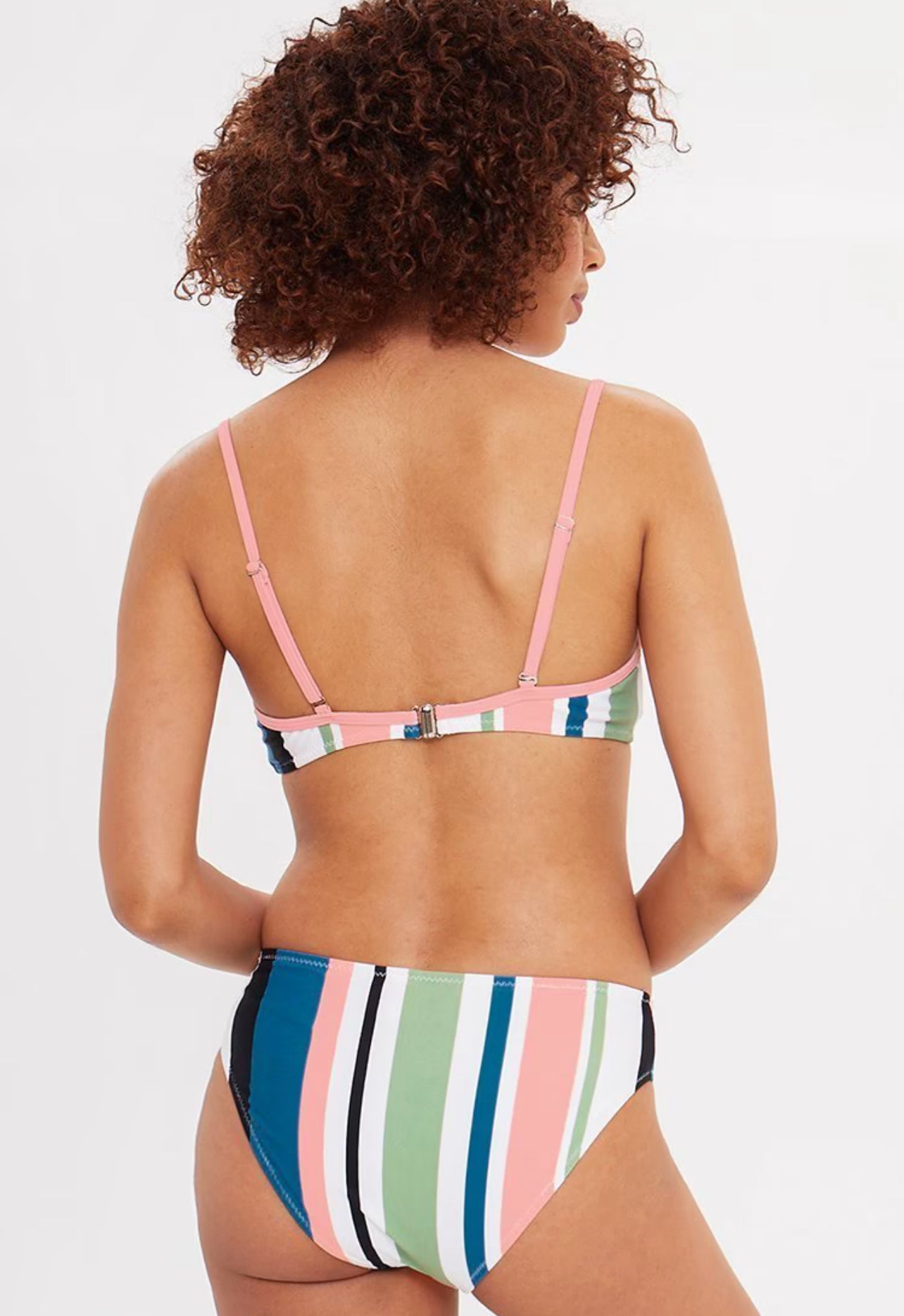 CUPSHE Women’s Honey Girl Striped Bikini