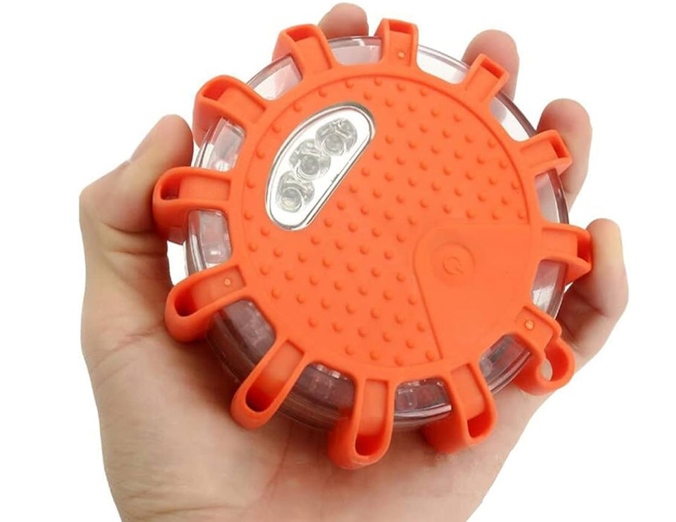 USB Rechargeable Car Beacon Emergency SOS Light LED Roadside Safety Warning Flashing Lamp Magnetic Work Lamp Outdoor Lighting