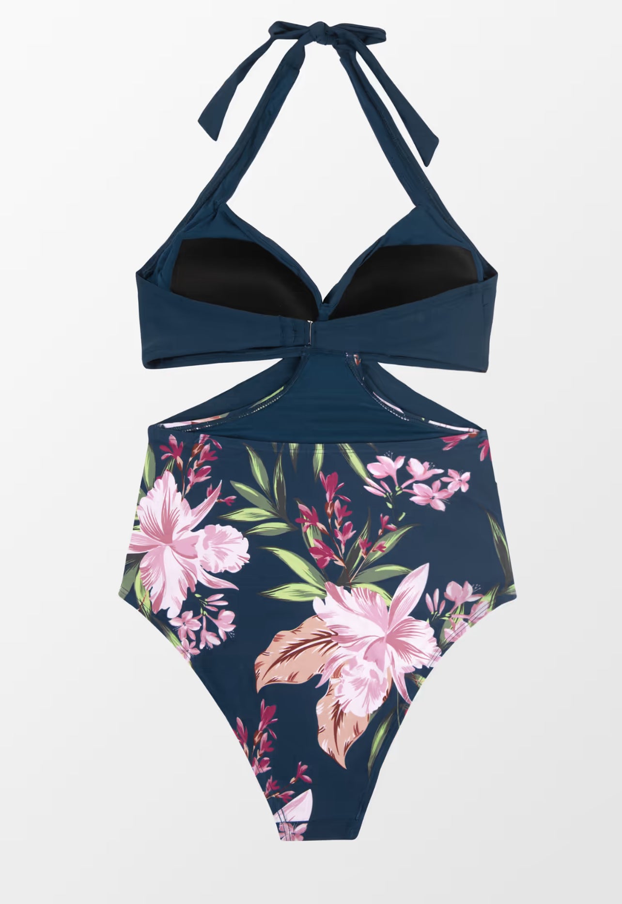 CUPSHE Winter Fantasy Wrap Front Cutout One Piece Swimsuit